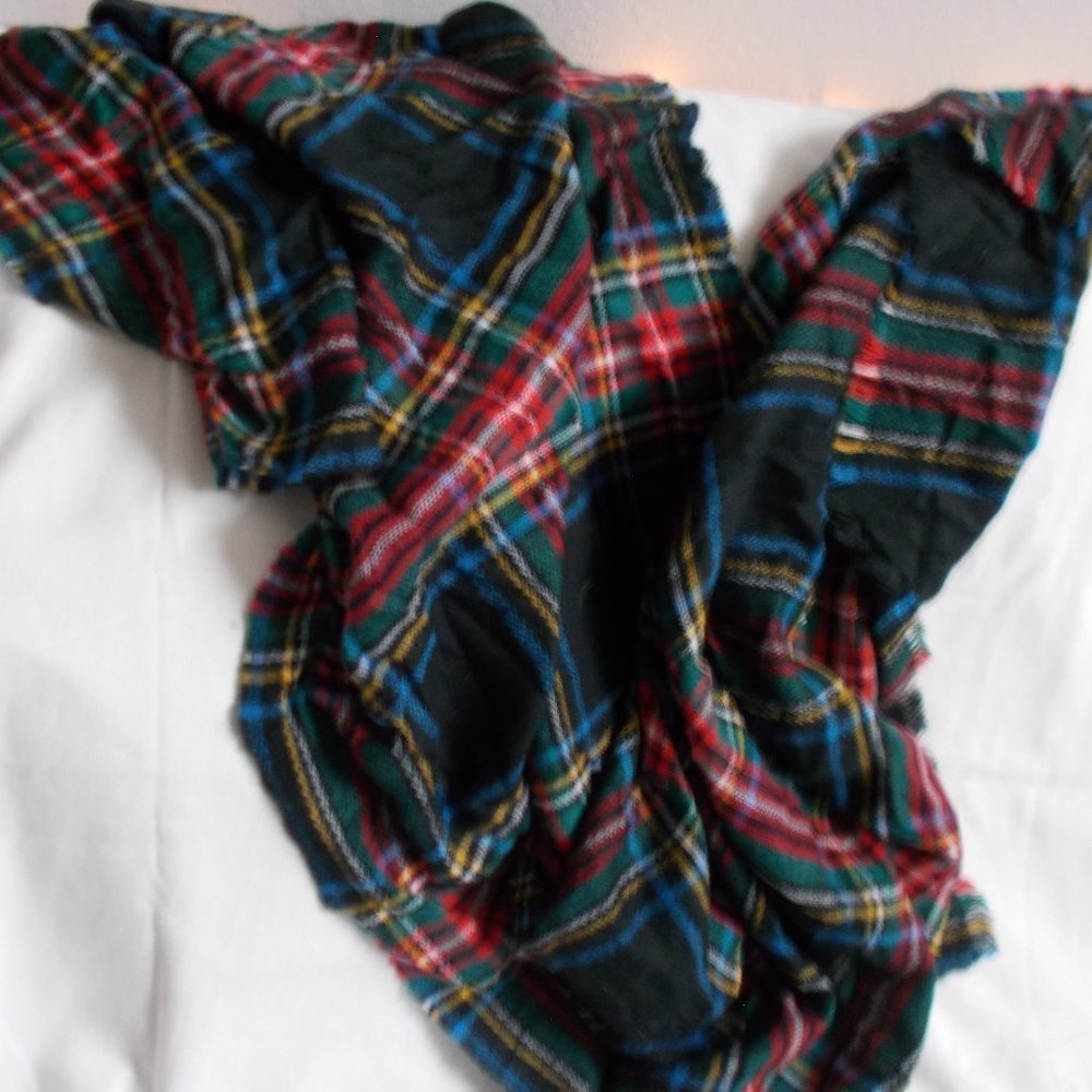 𝅺plaid Wrap scarf